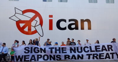 International campaign to abolish nuclear weapons, proud supporters of the Treaty on the Prohibition of Nuclear Weapons and Nobel Peace Prize winner 2017. www.icanw.org